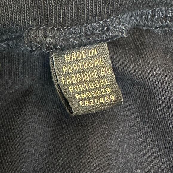 Ted Baker Navy Blue Striped Metallic Trim Aliceah Jogger sz 4=L - Picture 12 of 15